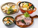 広島名物を含めた約40種類のお料理をお楽しみください。(イメージ)