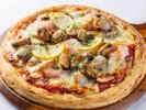 9月ランチメニュー★シーフードと広島レモンの爽やかピザ