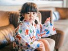 お子様も浴衣でお過ごしいただけます(多数サイズご用意あり)