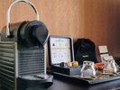 ネスプレッソコーヒーマシーンは、スタンダードタイプ以外の全客室にご用意しております。