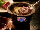 信州牛の陶板焼