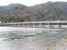 嵐山 渡月橋四条大宮から嵐電で約20分