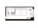 【メインタワー】ツインルーム 21u(6〜16階)