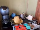 客室内のコーヒーマシン(無料)
