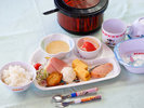 ・【夕食一例】見た目もかわいい、お子様も笑顔になる彩り豊かなキッズプレートです