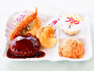 ・【夕食一例】好きなものを少しずつ、大満足のお子さまプレートで笑顔あふれる夕食時間に