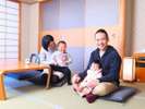 小さなお子様も和室でハイハイができるので安心です。
