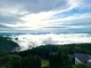 【施設からの眺望】運が良ければ雲海を見ることも!