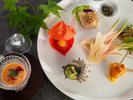 <8月のおすすめの一品>前菜7種盛り【旬恵】