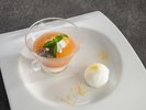 <9月〜10月のおすすめの一品>季節のフルーツのアスピック カンパリ風味【縁樹】