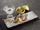 <9月〜10月のおすすめの一品>カマス小袖寿司・桜えび菊花和え・うるかとろろ【縁樹】
