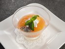 <9月・10月のおすすめの一品>季節のフルーツのアスピック【天城御膳】