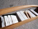 Room Amenities. 竹素材を用いたロゴ入りのオリジナルアメニティ