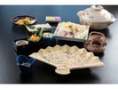 河豚を贅沢に使った『河豚会席』