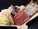知多牛&はもを贅沢にしゃぶしゃぶで!