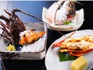 お料理一部:伊勢海老プラン