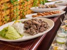 ・【夕食バイキング イメージ】地鶏炭火焼をはじめ、郷土料理もご用意しております