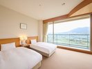 ・【ツイン】シンプルで落ち着いた雰囲気の洋室です