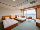 ・【バリアフリールーム】館内はエレベーターやスロープ付きで安心です