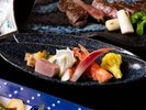 但馬牛ステーキ会席:一例