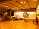 和の趣で岩井温泉街の歴史と伝統を感じさせるデザインとなっております