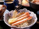 蟹会席 料理一例