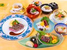2024夏の折衷会席ディナー(一例)