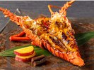 【追加注文料理】伊勢海老の鬼殻焼き1尾〜お醤油ベースの和風の味付け。香ばしい薫りがたまりません!!