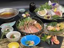 刺身盛り合わせ&カニしゃぶプラン