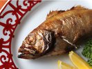 のどぐろの塩釜焼き。