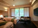 山側ツインベットルーム 寝心地抜群なマットレス