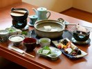 自然食材いっぱいの朝ごはん
