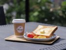 軽朝食無料サービス メニュー一例(バタートースト)