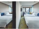 2つの20uの客室を自由に行き来できるシティービューのお部屋。