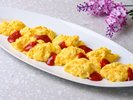 【朝食】ふわとろスクランブルエッグふわふわとろり♪やさしい口当たりのスクランブルエッグ