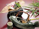 岩魚の骨酒(別注お料理)