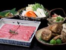 松茸とA5黒毛和牛のしゃぶしゃぶ