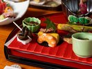 【夕食】山形の恵みをふんだんに盛り込んだ、季節の会席料理