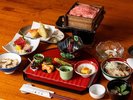 【夕食】山形の食材を活かした、彩り豊かな会席料理