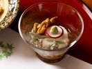 【夕食】器にも季節を感じる、こだわりの料理