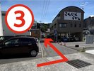 無料提携駐車場(タイムズ琴平こんぴら前)からホテルまでの案内図B