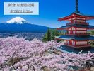 雄大な「富士山」と五重塔「忠霊塔」が一目に見ることができる大絶賛のスポットです。
