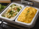 スクランブルエッグと温野菜(日替わり)