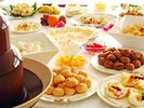【6〜8月】夕食バイキング一例(チョコフォンデュ)