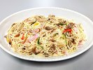 【9〜11月】夕食バイキング一例(しめじとベーコンの長崎スパゲッチー)