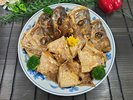 【9〜11月】夕食バイキング一例(定番メニュー お魚のあら煮)