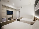 デラックスツインのお部屋です。