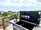 駿河湾を眺めながら飲むビール・・・