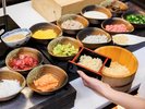 グリル夕食「選べるメインとサイドメニューブッフェ」(お好みちらし寿司)