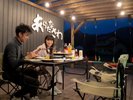 ���C�g�A�b�v�ƃE�b�h�f�b�L��BBQ